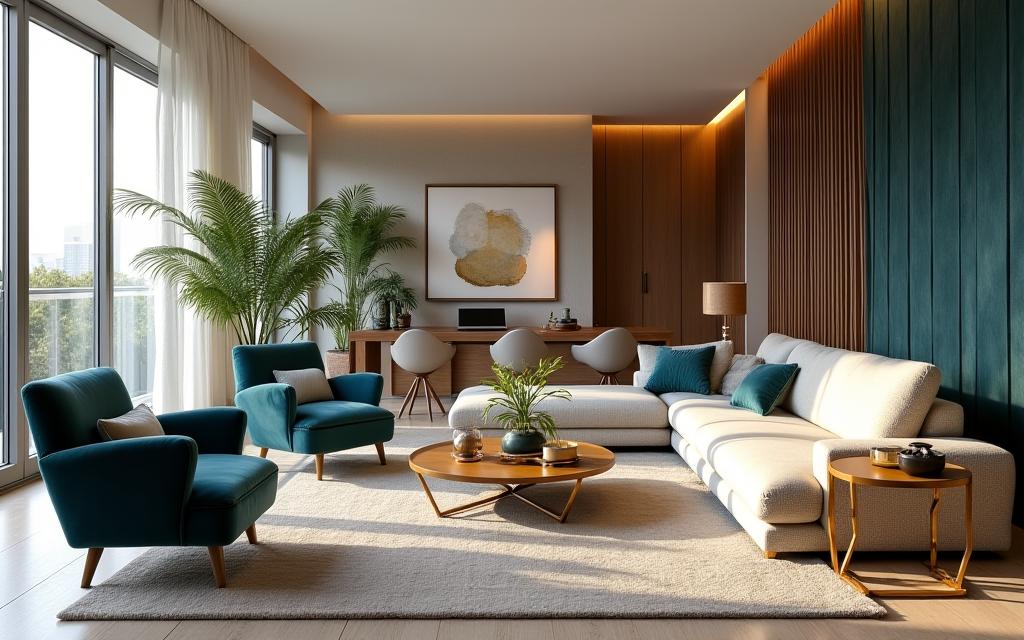 Espacio interior moderno en Madrid